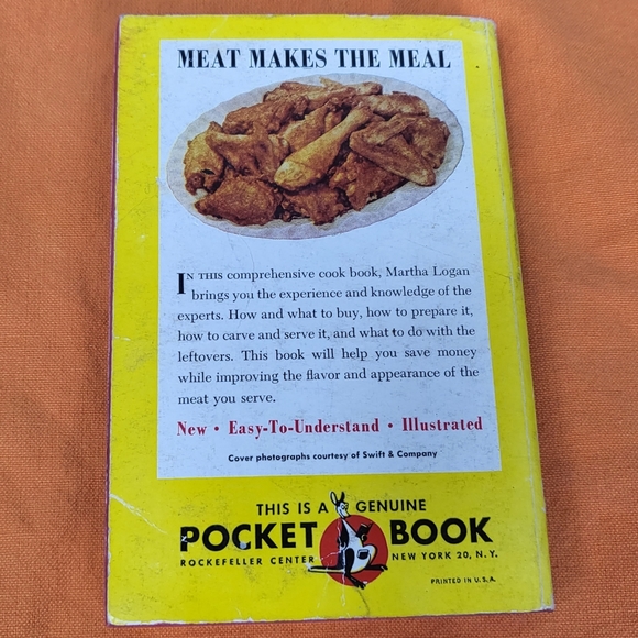Martha Logan's Meat Cook Book by Beth Bailey McLean + Thora Hegstad Campbell GUC - Picture 2 of 3